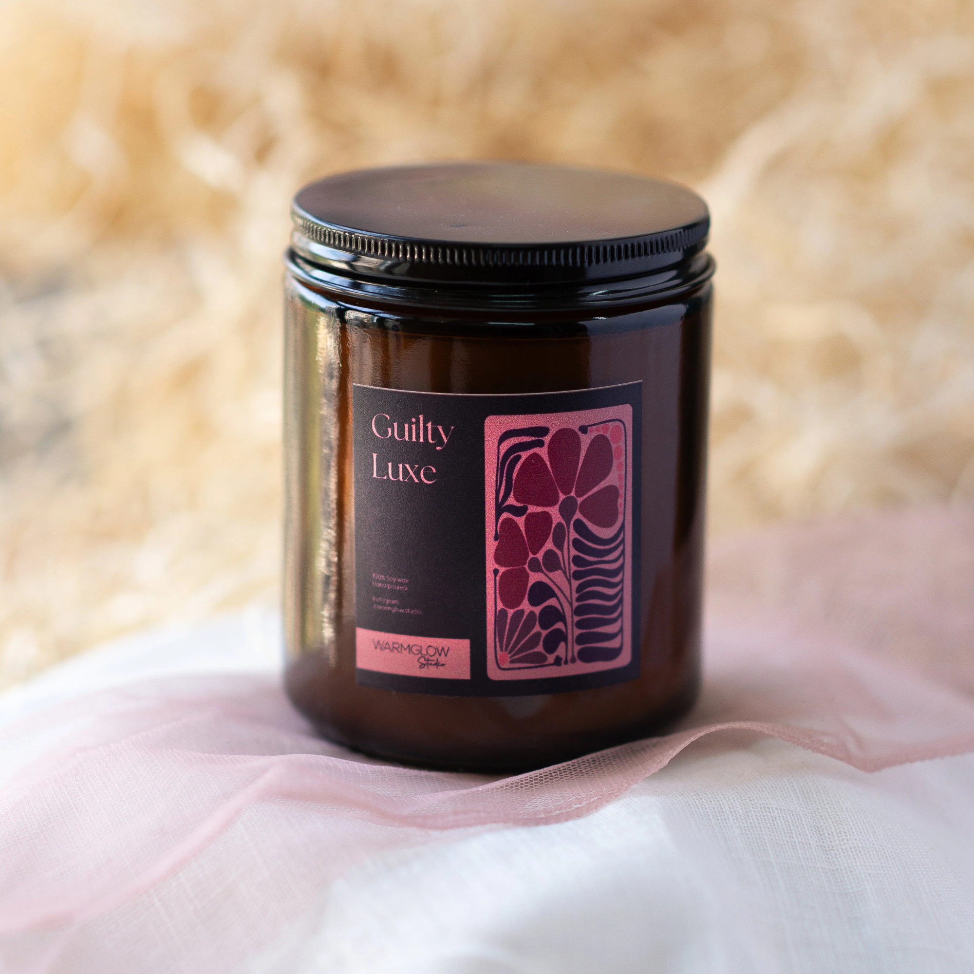 Gilty Luxe  Signature Amber jar