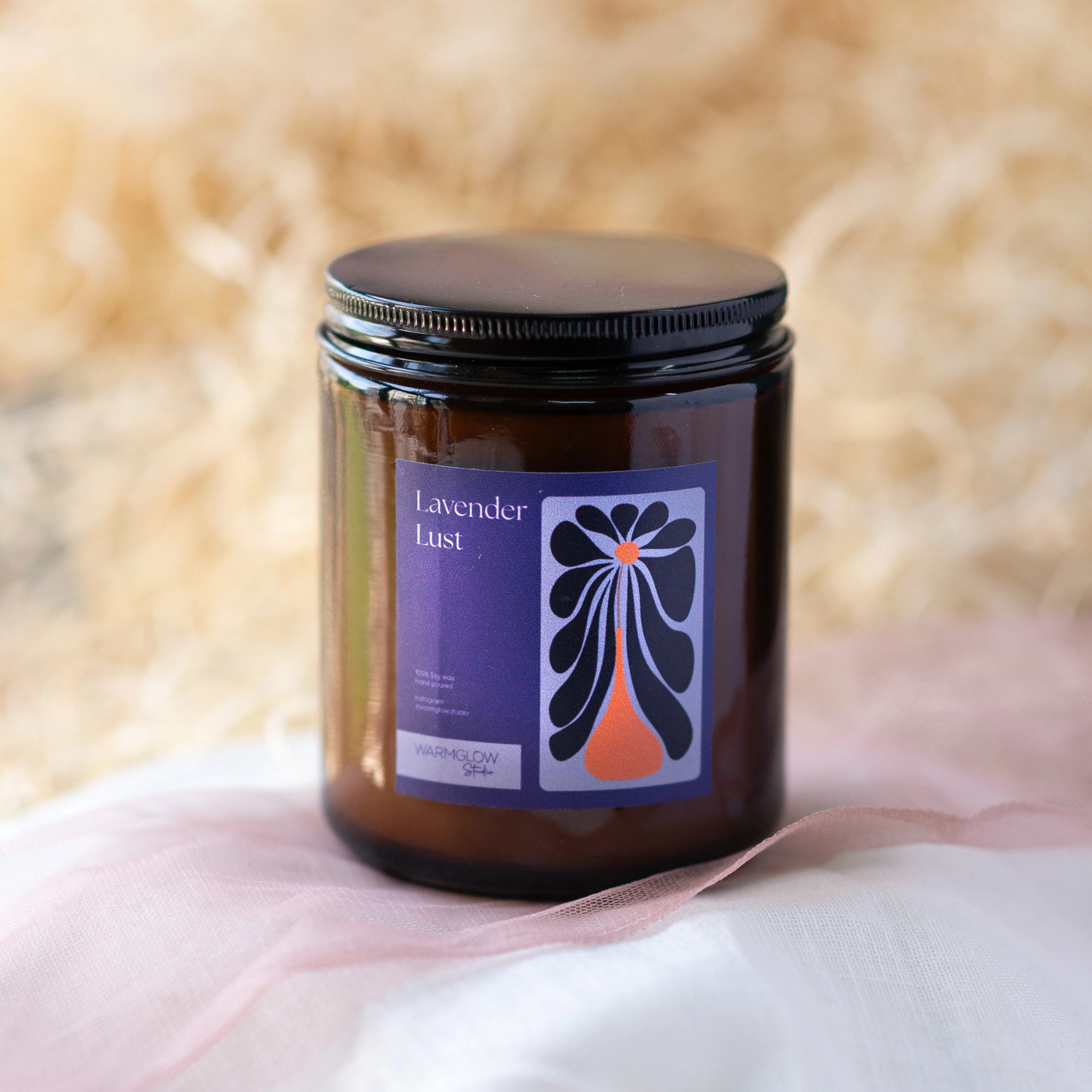 Lavendar Lust Signature Amber jar
