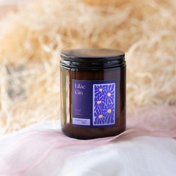 Lilac Gin  Signature Amber jar
