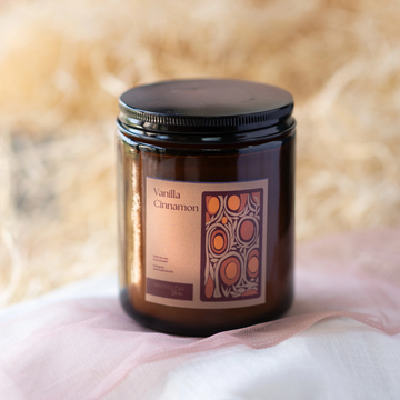 Vanilla Cinnamon  Signature Amber jar